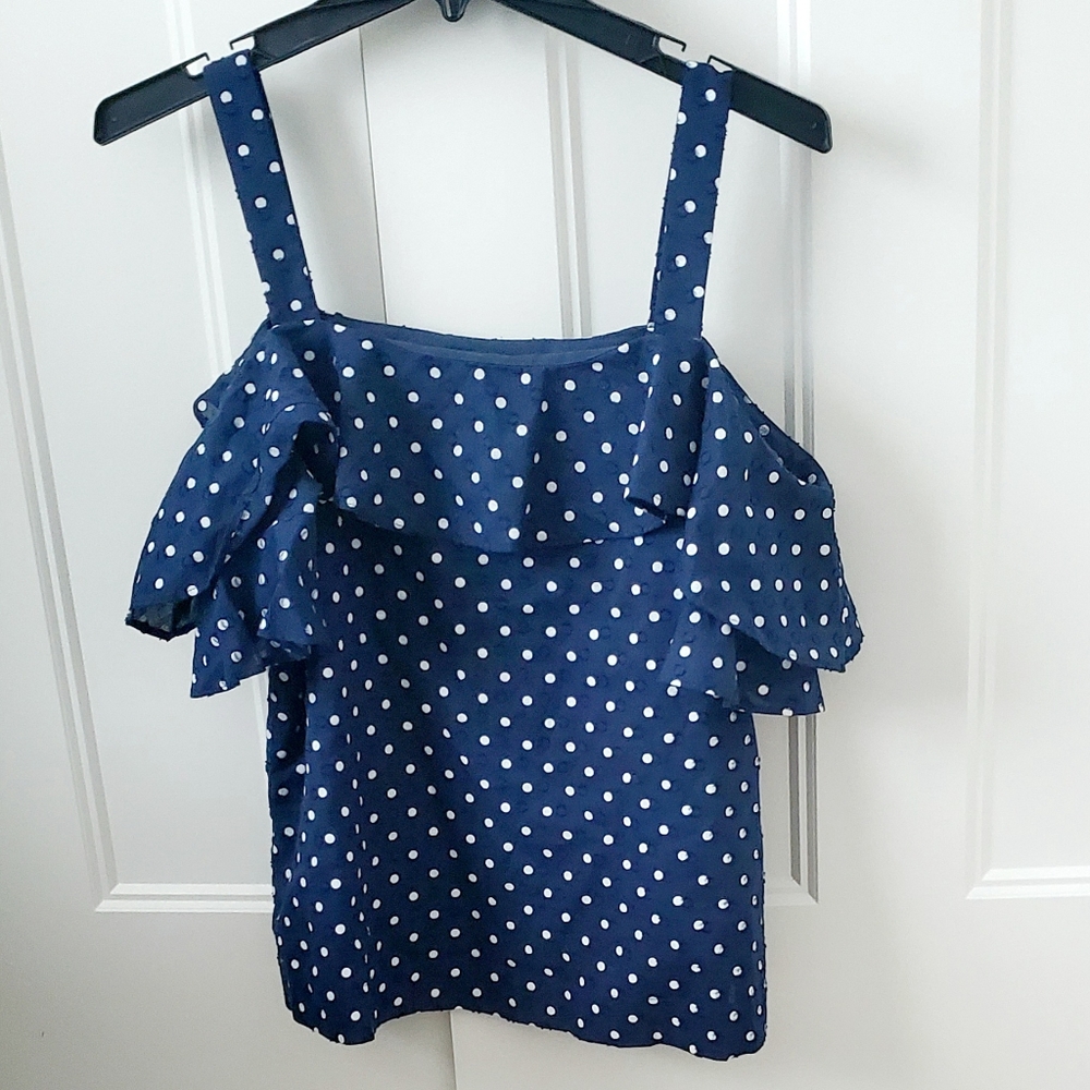J. CREW FACTORY SLEEVELESS BLOUSE/TOP - EUC